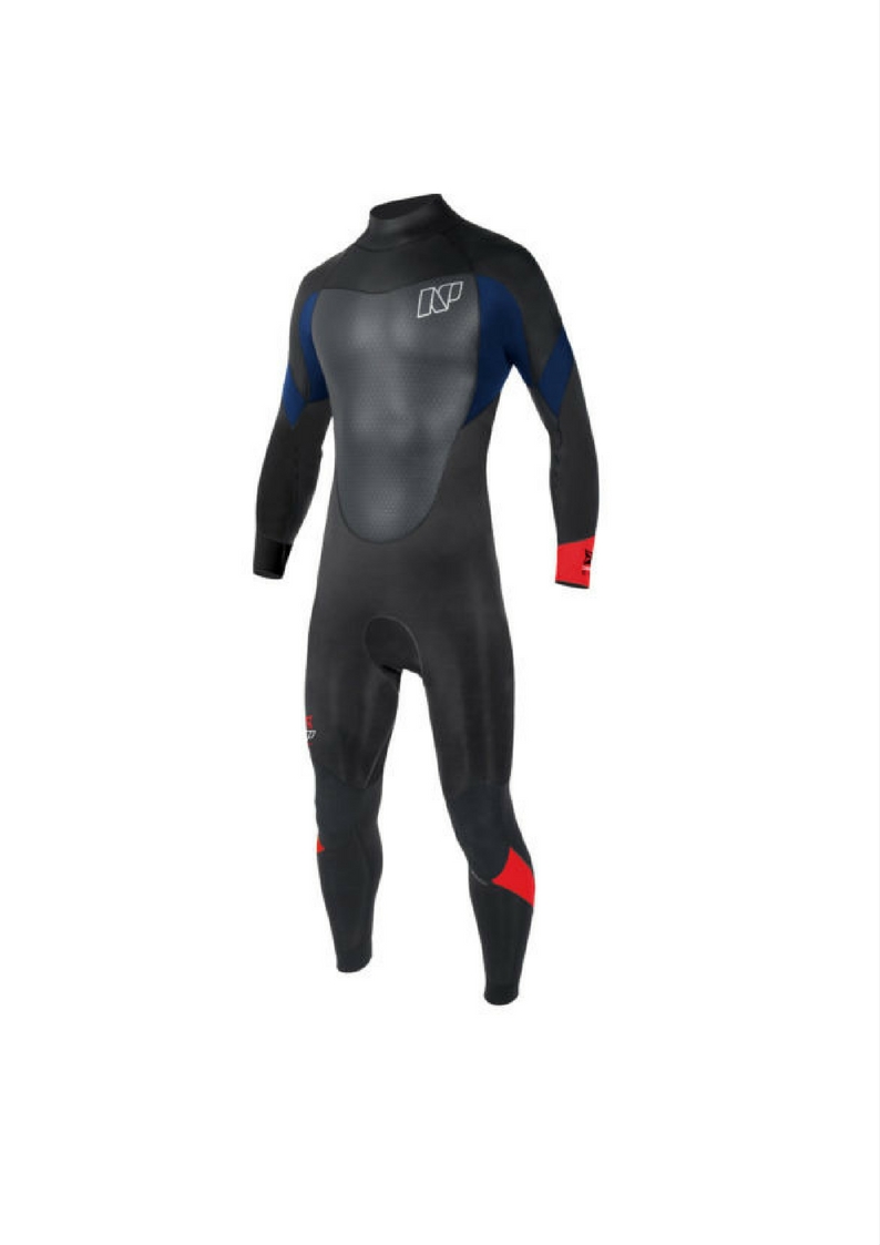 NP Surf COMBAT 5/4 Back Zip Wet suit - Large